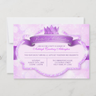 Invitación Fiesta de cumpleaños de las chicas del Royal Princ