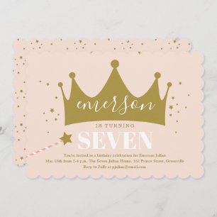 Invitación Fiesta de cumpleaños de las chicas rosadas de la c