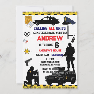 Invitación Fiesta de cumpleaños de las Fuerzas Especiales de
