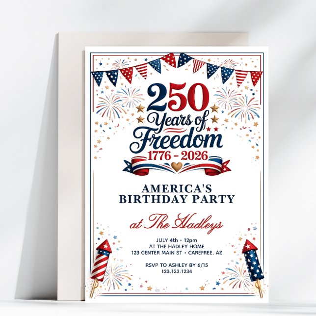 Invitación Fiesta de cumpleaños de las Libertades de América  (Subido por el creador)