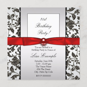 Invitación Fiesta de cumpleaños de las mujeres damasquinadas 
