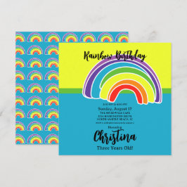 Invitación Fiesta de cumpleaños de las vacas flacas brillante