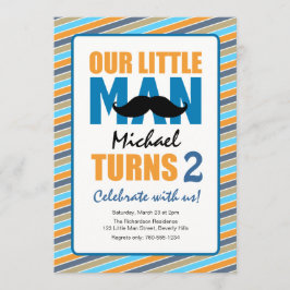 Invitación Fiesta de cumpleaños de Little Man