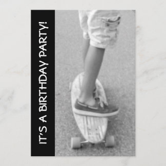 Invitación Fiesta de cumpleaños de Longboard