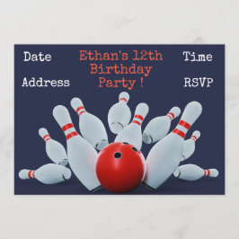 Invitación Fiesta de cumpleaños de los adolescentes de los