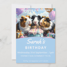 Fiesta de cumpleaños de los cerdos de Guinea