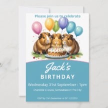 Fiesta de cumpleaños de los cerdos de Guinea