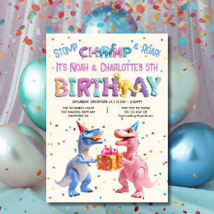 Invitación Fiesta de cumpleaños de los Chicas y los niños de