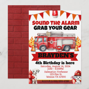 Invitación Fiesta de cumpleaños de los chicos de la camioneta