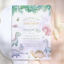 Fiesta de cumpleaños de los chicos dinosaurios Sto