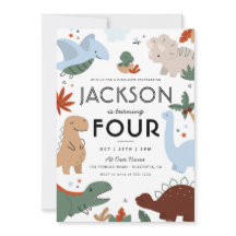 Fiesta de cumpleaños de los dinosaurios modernos