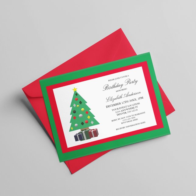 Invitación Fiesta de cumpleaños de los navidades (Subido por el creador)