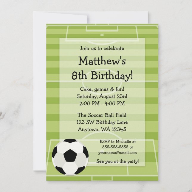 Invitación Fiesta de cumpleaños de los niños de la pelota de  (Anverso)