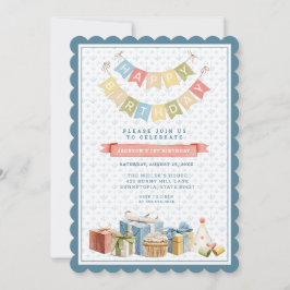 Invitación Fiesta de Cumpleaños de los Tres Años
