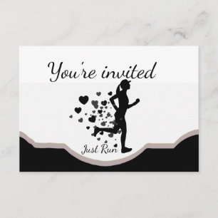 Invitación Fiesta de cumpleaños de Marathon Runner