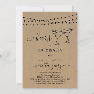 Invitación Fiesta de cumpleaños de Margarita - Cualquier edad