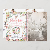 Fiesta de cumpleaños de Mariposa para un Chica