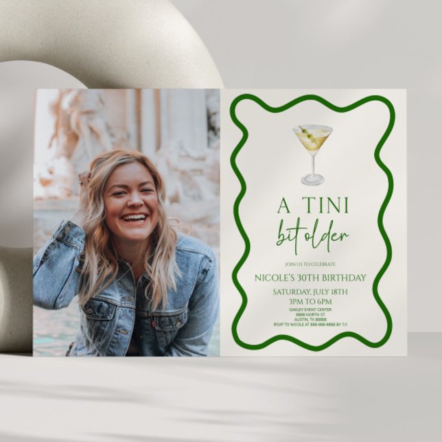 Invitación Fiesta de cumpleaños de Martini, un poco más viejo (Subido por el creador)