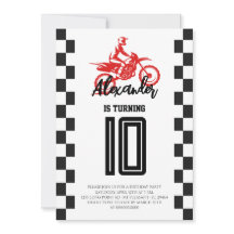 Fiesta de Cumpleaños de Moto de Cross