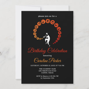 Invitación Fiesta de cumpleaños de músico de Trumpet de jazz 