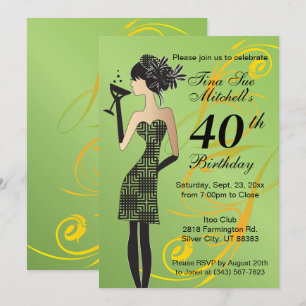 Invitación Fiesta de Cumpleaños de Niñas   Edad de Hacerlo Tú