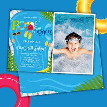 Fiesta de Cumpleaños de Niño en Piscina Verano