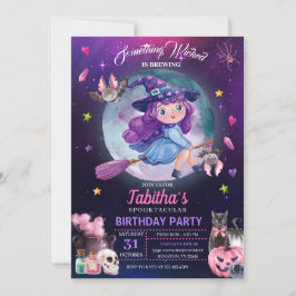 Invitación Fiesta de cumpleaños de niños de Halloween