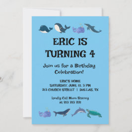 Invitación Fiesta de cumpleaños de niños divertidos