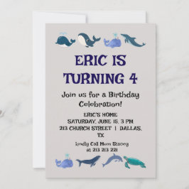 Invitación Fiesta de cumpleaños de niños divertidos