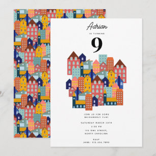 Invitación Fiesta de Cumpleaños de Niños en el Barrio