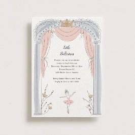 Invitación Fiesta de cumpleaños de niños en el escenario cent