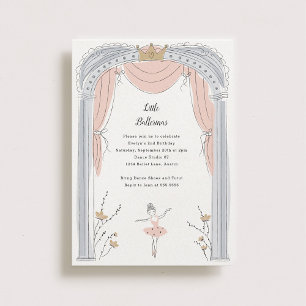 Invitación Fiesta de cumpleaños de niños en el escenario cent