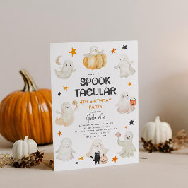 Invitación Fiesta de Cumpleaños de Niños Espeluznante de Fant