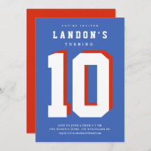 Fiesta de cumpleaños de niños fanáticos deportivos