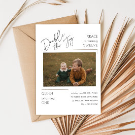 Invitación Fiesta de Cumpleaños de Niños Hermanos y Hermanas 