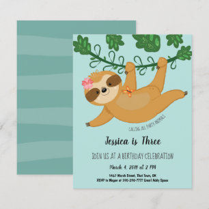 Invitación Fiesta de cumpleaños de Noche Tropical