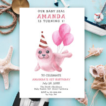 Fiesta de Cumpleaños de Nuestra Foca Bebé 1er Cump