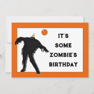 Invitación fiesta de cumpleaños de octubre