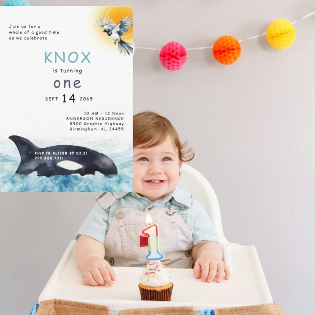 Invitación Fiesta de Cumpleaños de Orca II: Una Experiencia I (Subido por el creador)