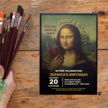 Fiesta de cumpleaños de Paint and Sip