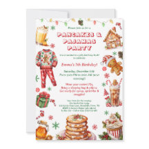 Fiesta de Cumpleaños de Panqueques de Navidad y Pi