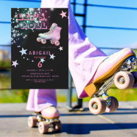 Fiesta de cumpleaños de patinaje sobre ruedas Neon