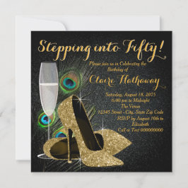 Invitación Fiesta de cumpleaños de Peacock