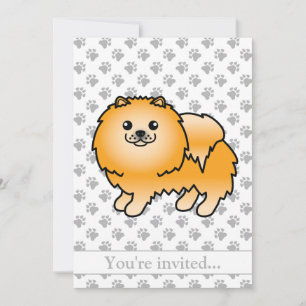 Invitación Fiesta de cumpleaños de perro de dibujos animados