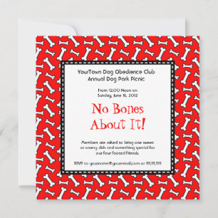 Invitación Fiesta de cumpleaños de perro, picnic de Doggie en
