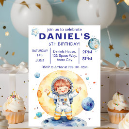Invitación Fiesta de cumpleaños de Personalizado con tema esp