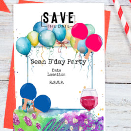 Invitación Fiesta de cumpleaños de Ping Pong