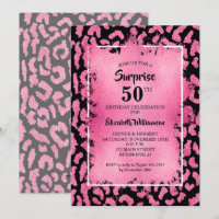 Fiesta de cumpleaños de Pink Leopard