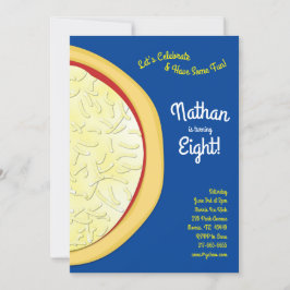 Invitación Fiesta de cumpleaños de Pizza