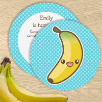 Fiesta de Cumpleaños de Plátano Kawaii
